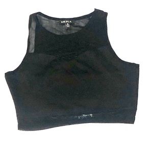 Mesh crop top
